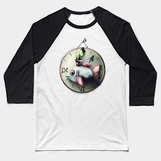 A Well Dressed Cactus Riding a Fish Baseball T-Shirt